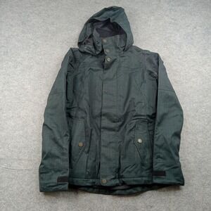 Burton Jacket Womens XS Green Dryride Hooded Insulated Ski Snowboard Winter